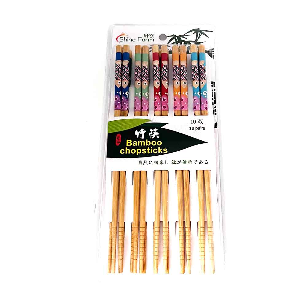 Bacchette Bambù Laccate - 10 paia