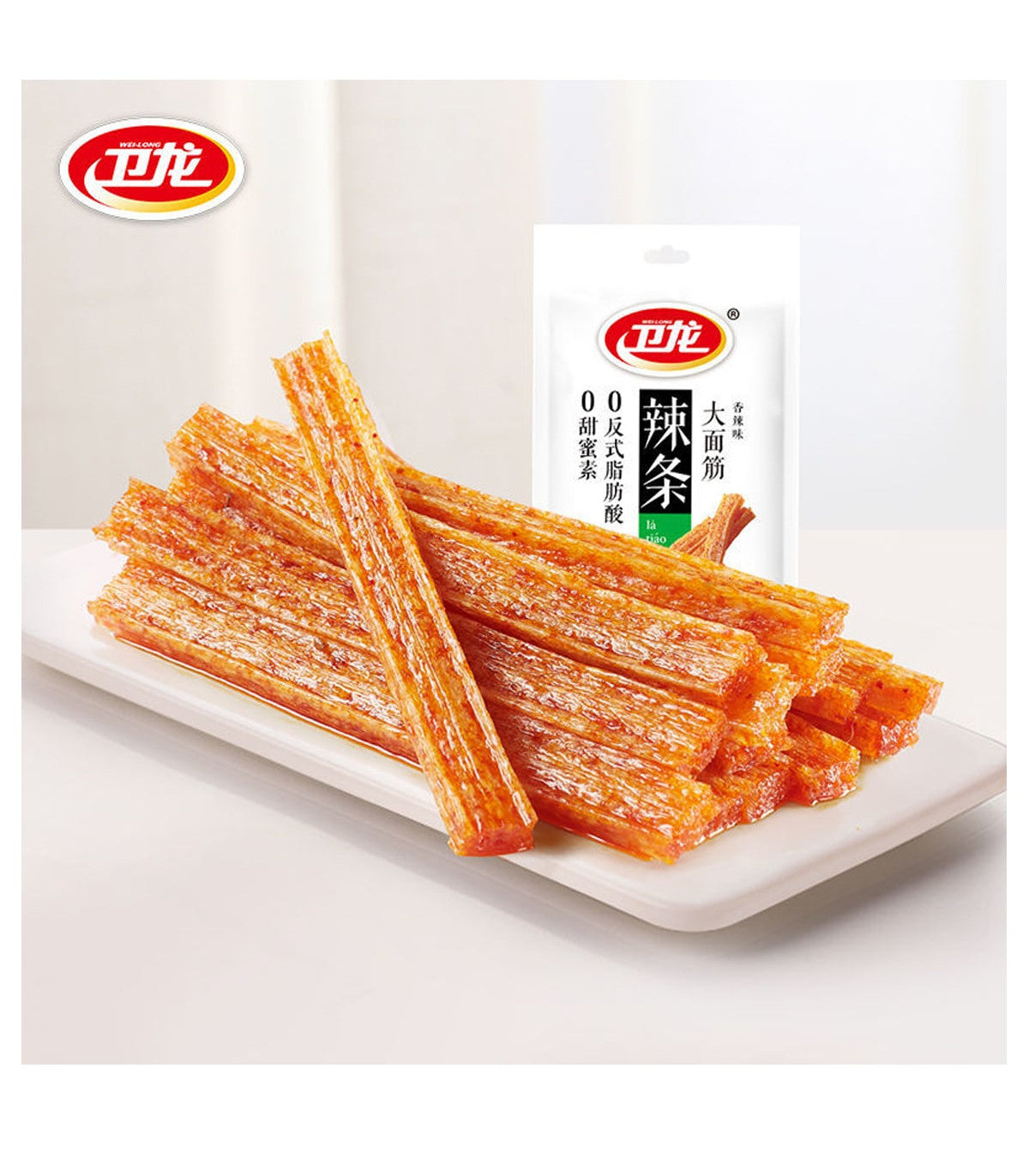 Weilong Latiao Snack Piccante di Frumento - 106g