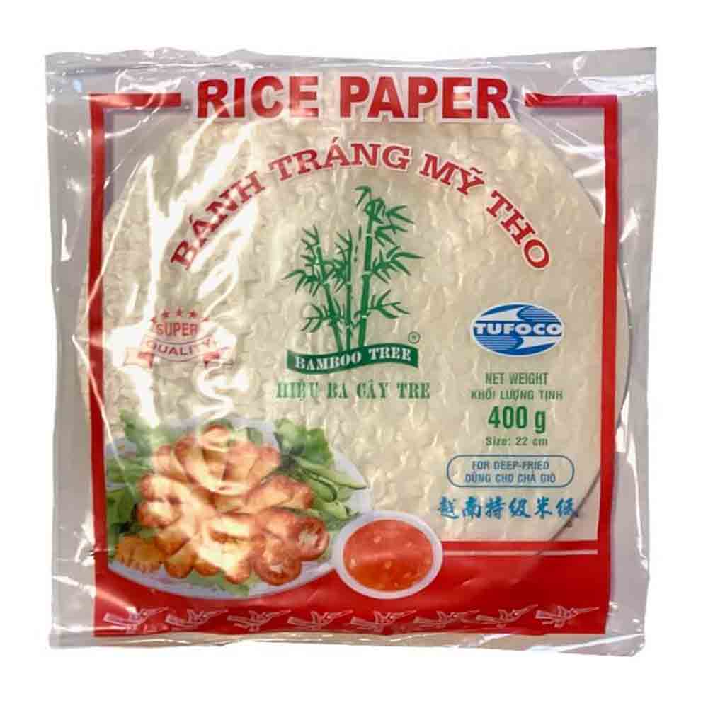 Carta di Riso per Involtini Fritti 22cm - 400g