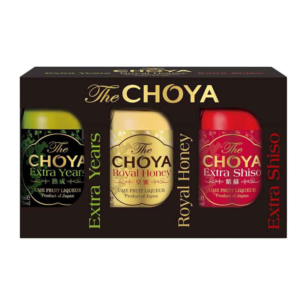 Choya Umeshu Vino di Prugne 17% Vol Set Regalo