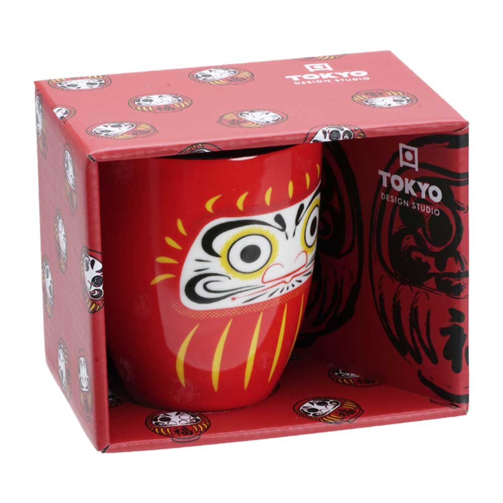 Tokyo Design Studio Daruma Face Tazza Giftbox