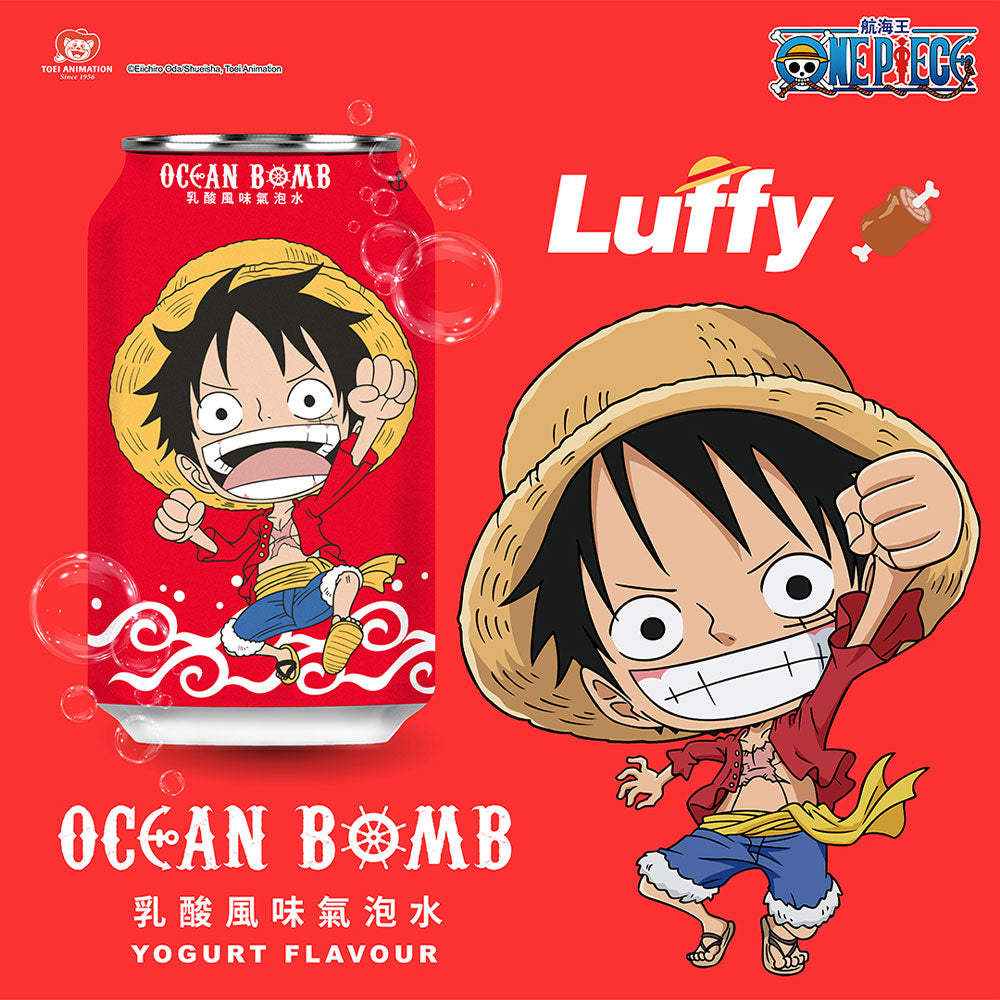 Ocean Bomb One Piece Luffy Gusto Yogurt - 330ml