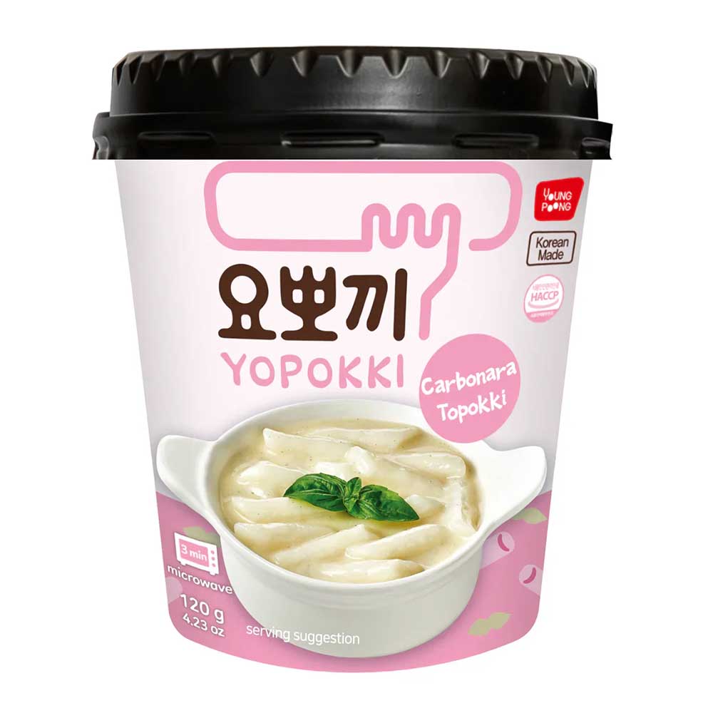 Yopokki Tteokbokki Cup Carbo - 120g