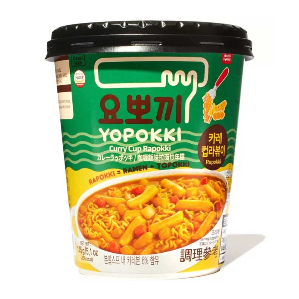 Yopokki Rapokki Cup con Curry - 145g
