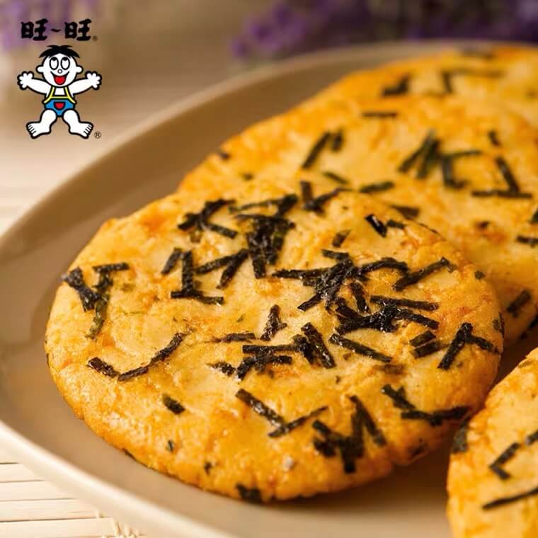 Cracker di riso Want Want alle alghe - 160g - Oishii Planet