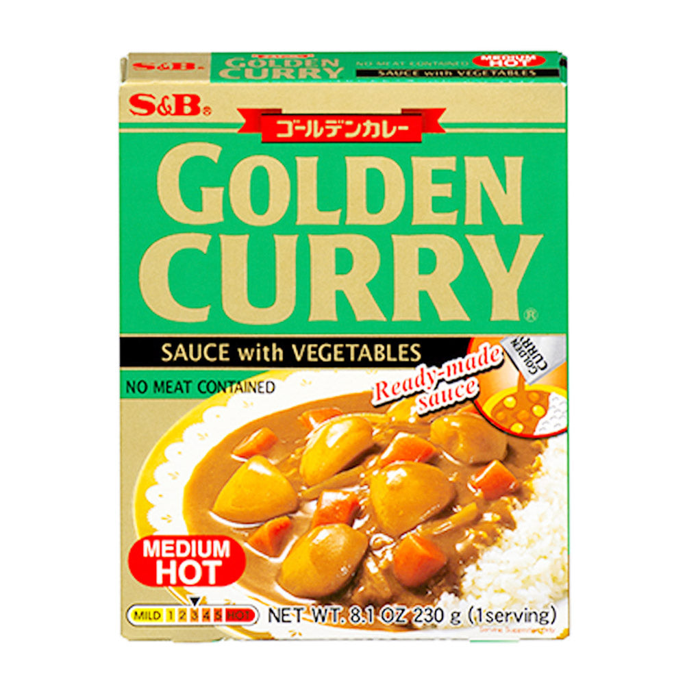 Golden Curry Mix con verdure medio piccante - 230g - Oishii Planet