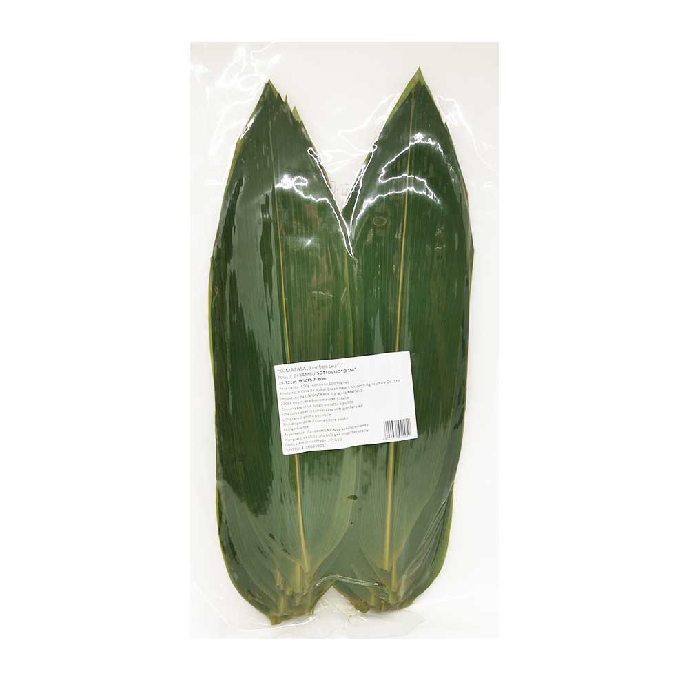 Foglie Di Bamb&ugrave; Naturali 50 Pezzi - Per Sushi, Zong Zi, Decorazione Cucina, 40 Cm