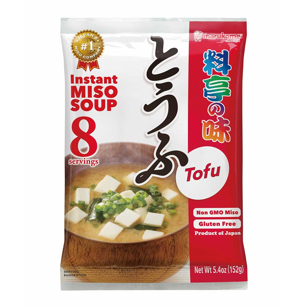 Marukome Miso Istantaneo con Tofu Senza Glutine - 152g - Oishii Planet