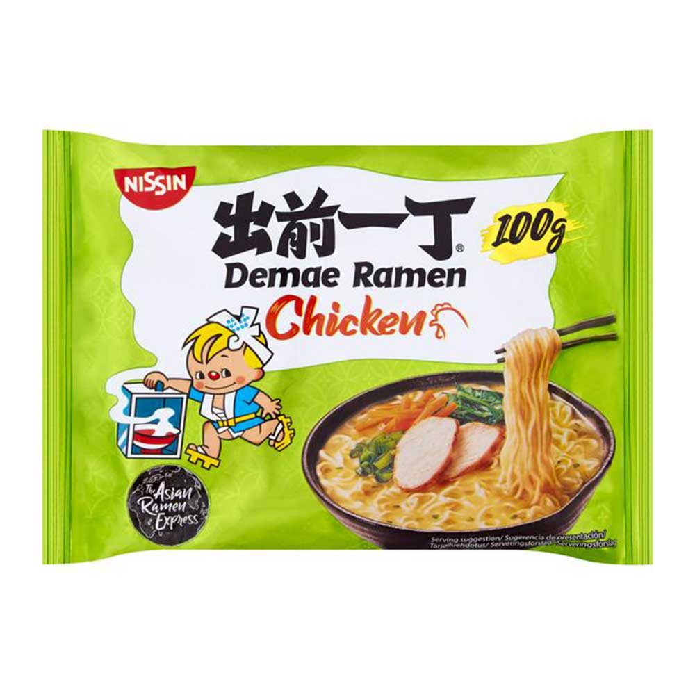 Nissin noodles instantaneo al pollo - 100g - Oishii Planet