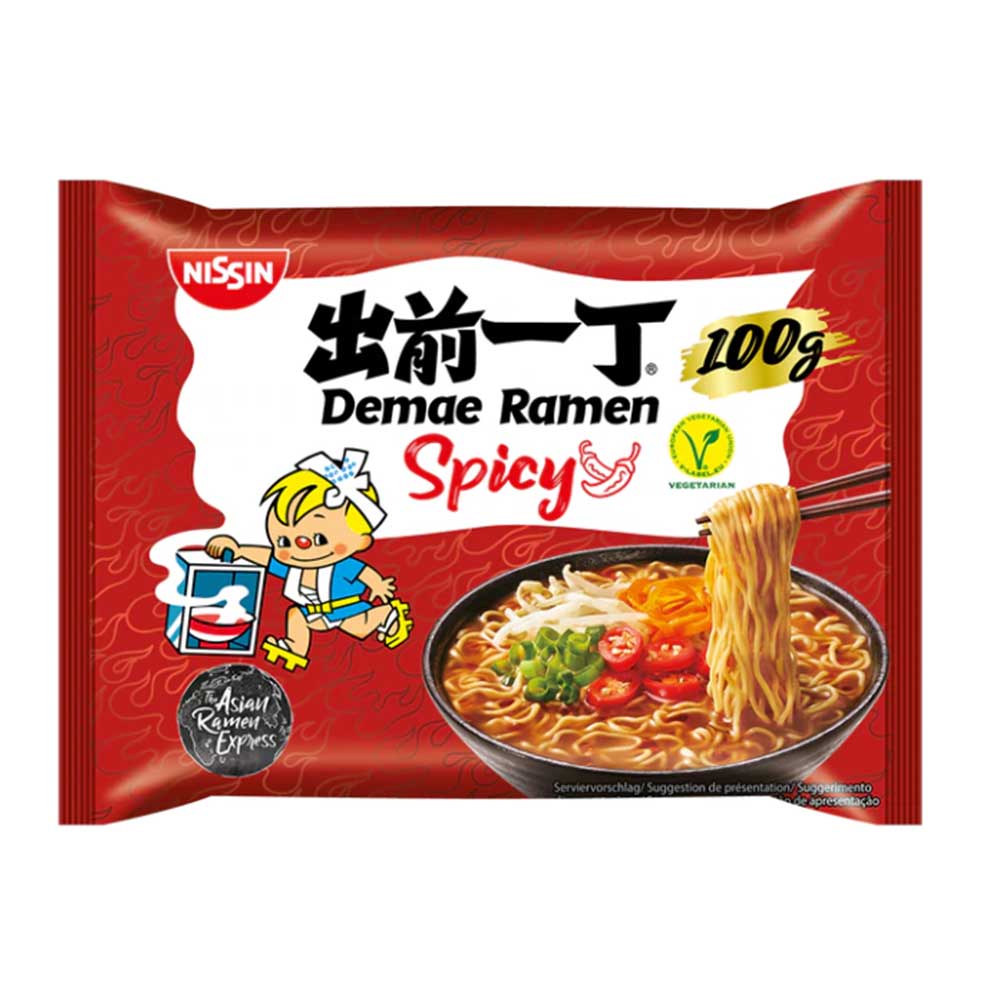 Nissin noodles instantaneo piccante - 100g - Oishii Planet