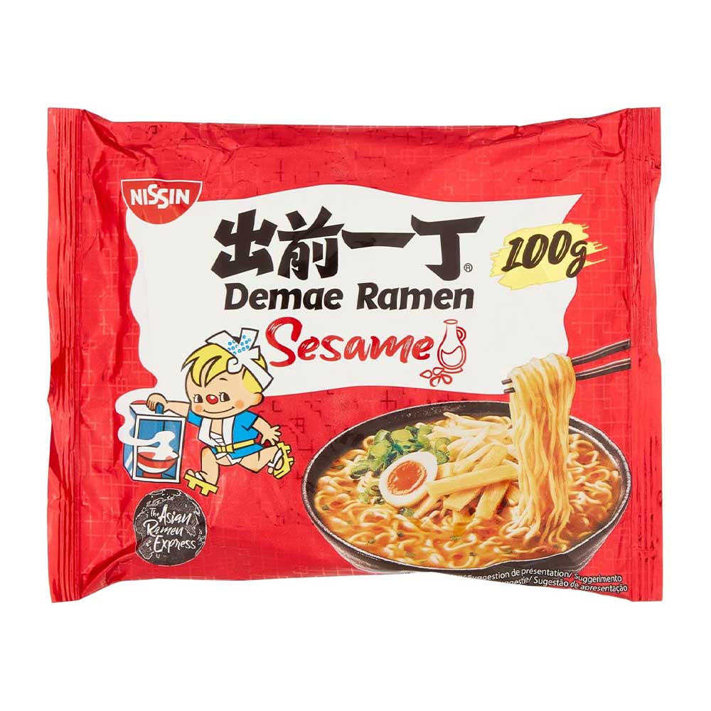 Nissin noodles instantaneo al sesame - 100g - Oishii Planet