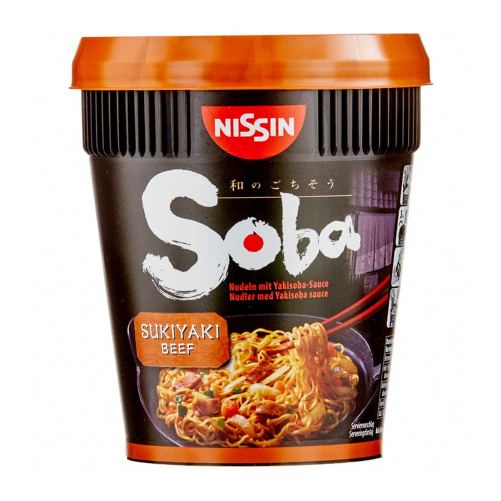 Nissin Cup Soba Sukiyaki Beef - 89g