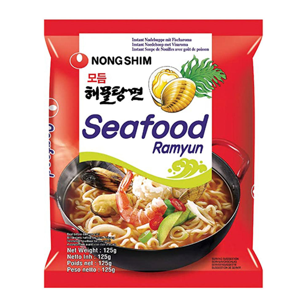Nongshim Shin Ramyun ai frutti di mare - 125g - Oishii Planet