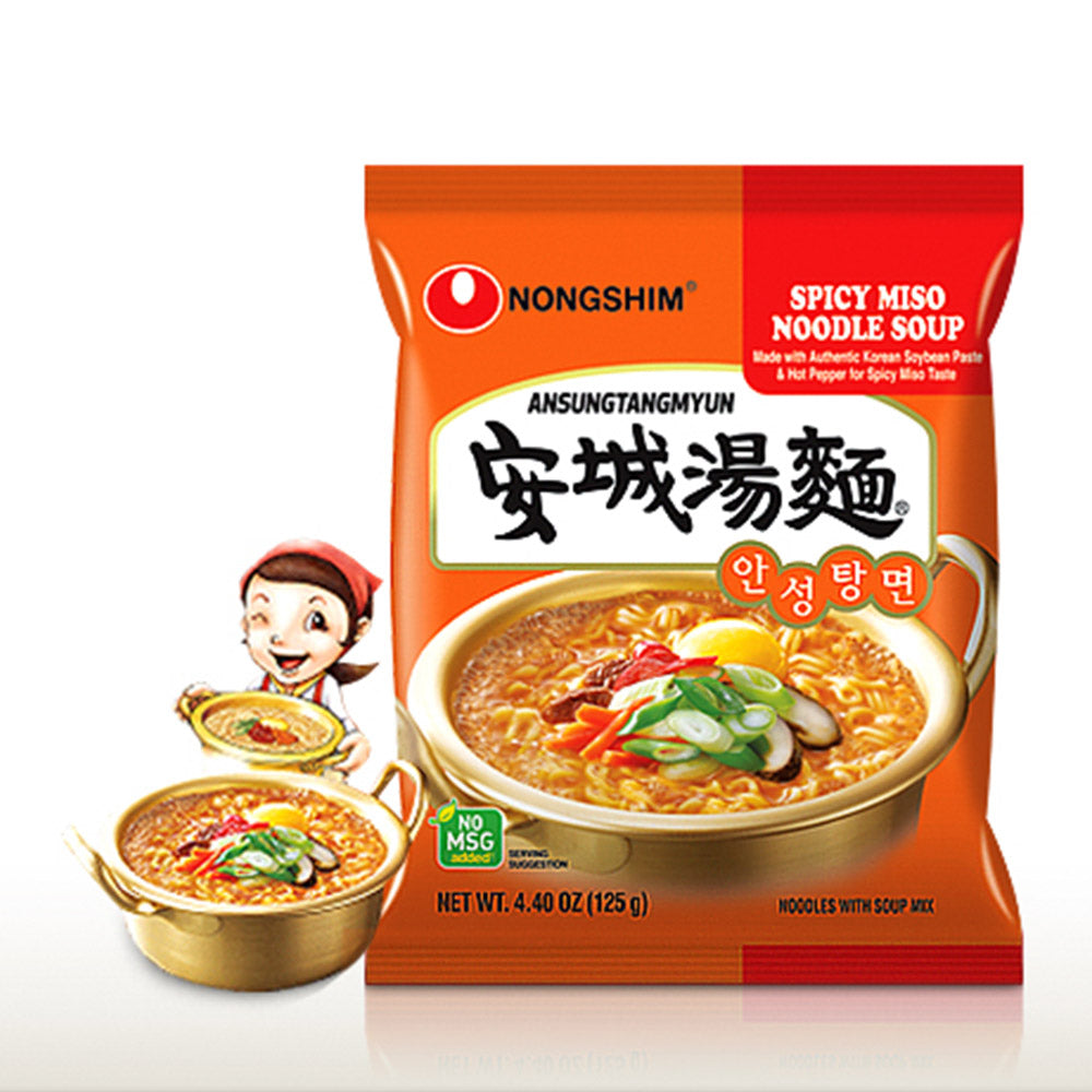 Nongshim Ansung Noodle - 125g - Oishii Planet