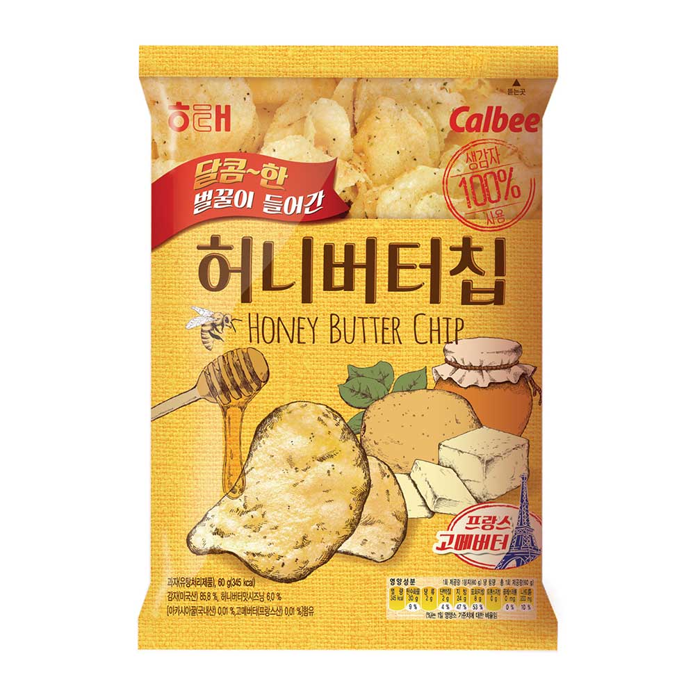 Calbee Patatine al Miele Honey Butter - 60g