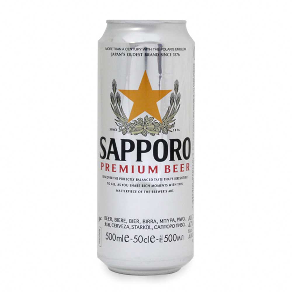 Birra Sapporo Premium in Lattina - 500ml