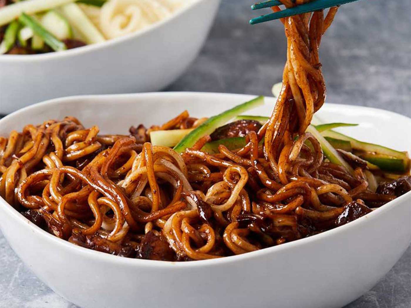 Korean Jjajangmyeon Noodles