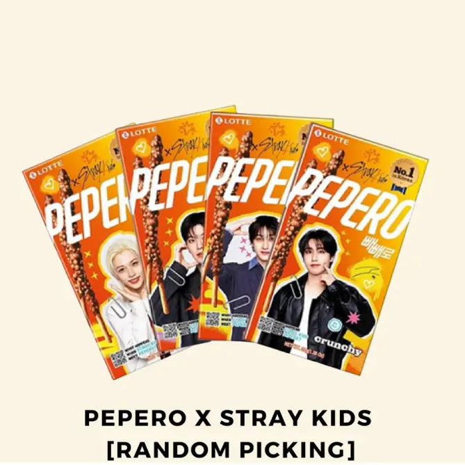 Lotte Pepero Crunchy Stray Kids - 39g