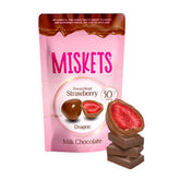 Miskets Cioccolato al Latte Ripieno Fragola - 80g