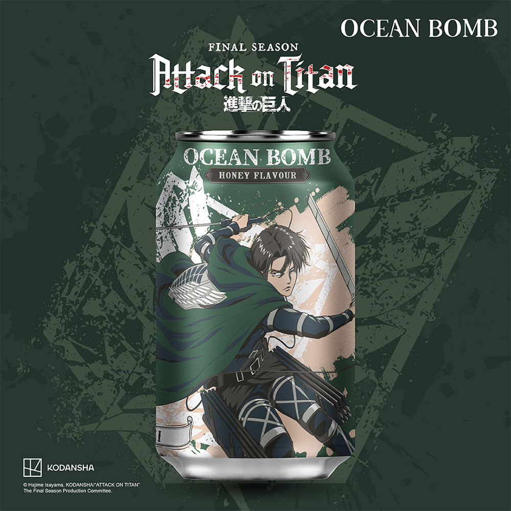 Ocean Bomb Attack On Titan Levi Gusto Miele - 330ml