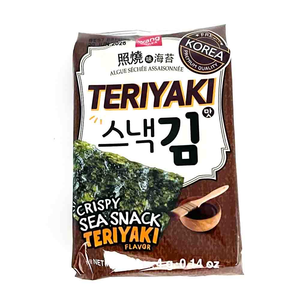 Wang Snack di Alghe Tostate Teriyaki - 4g