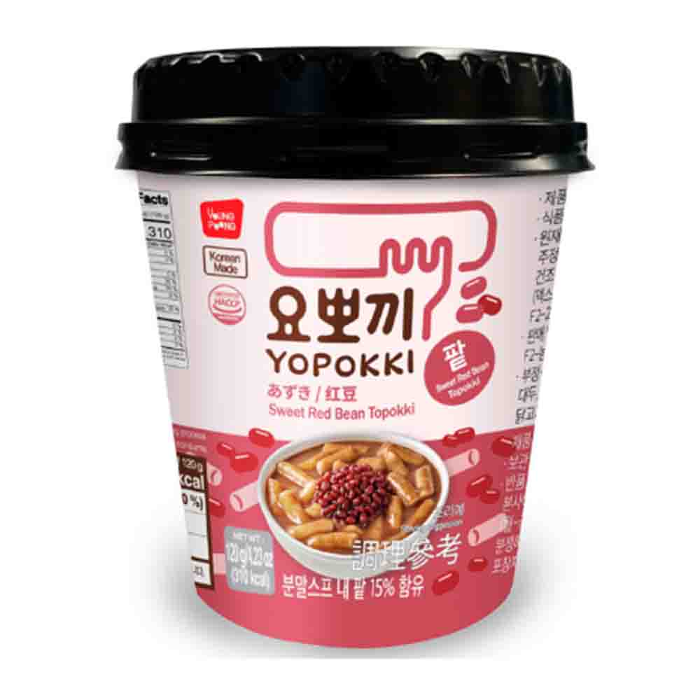 Yopokki Tteokbokki Cup con Fagioli Azuki - 140g