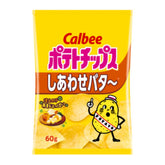Calbee Patatine Shiawase Honey Butter - 60g