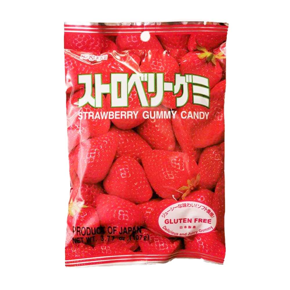 Caramelle Gommose alla Fragola Senza Glutine - 102g - Oishii Planet