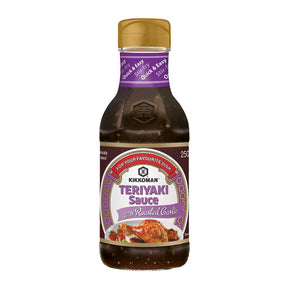 Kikkoman Teriyaki-Sauce mit geröstetem Knoblauch - 250 ml