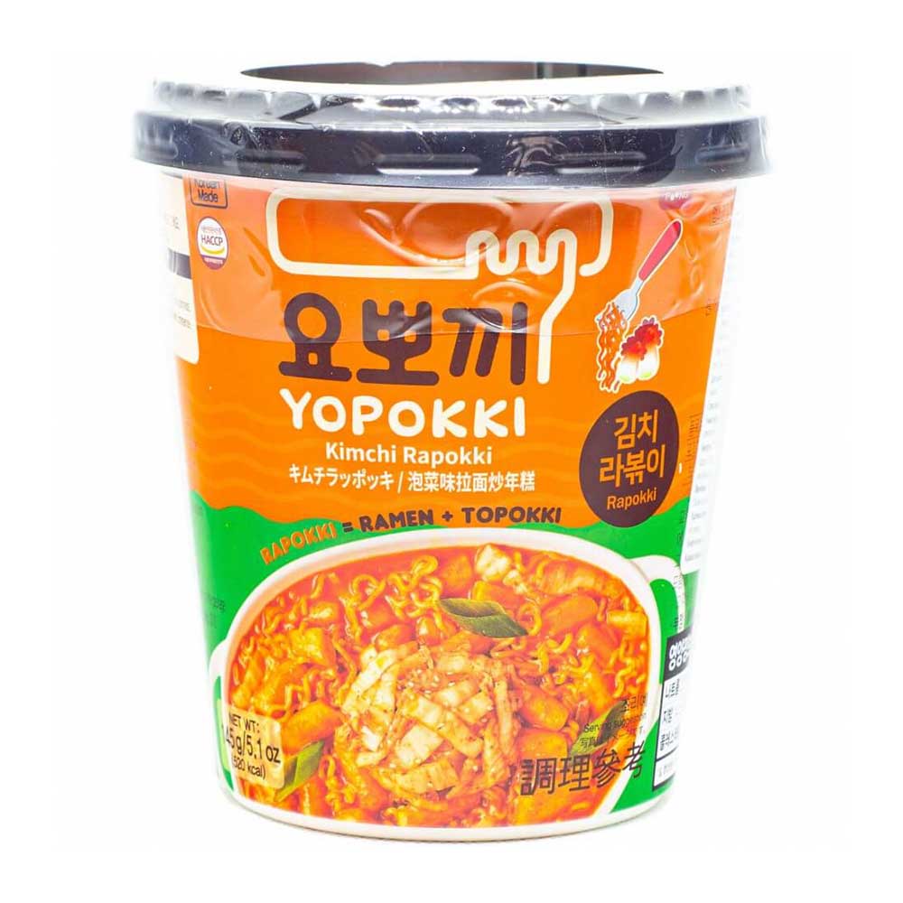 Youngpoong Yopokki Rapokki Cup con Kimchi - 145g