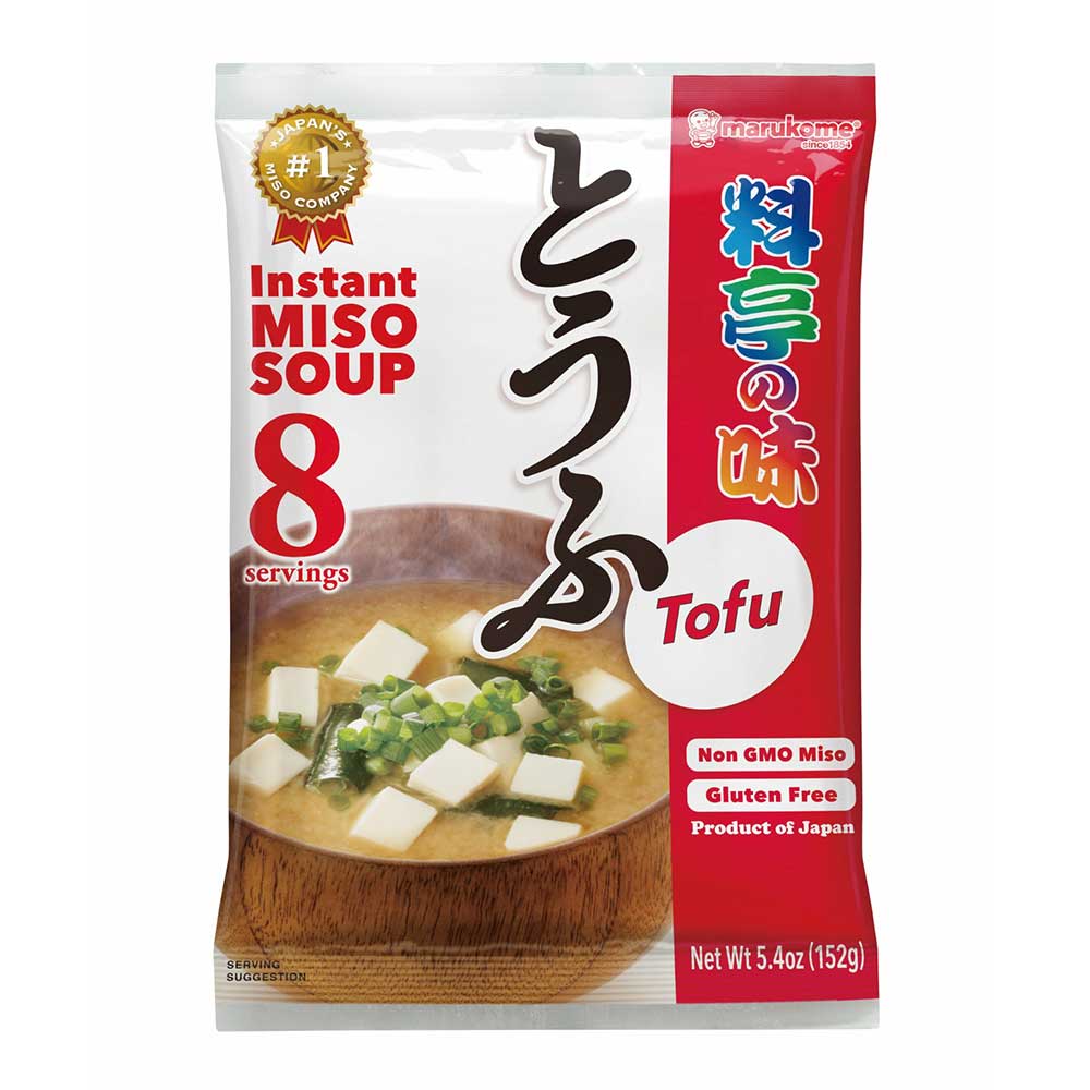 Marukome Miso Istantaneo con Tofu Senza Glutine - 152g - Oishii Planet