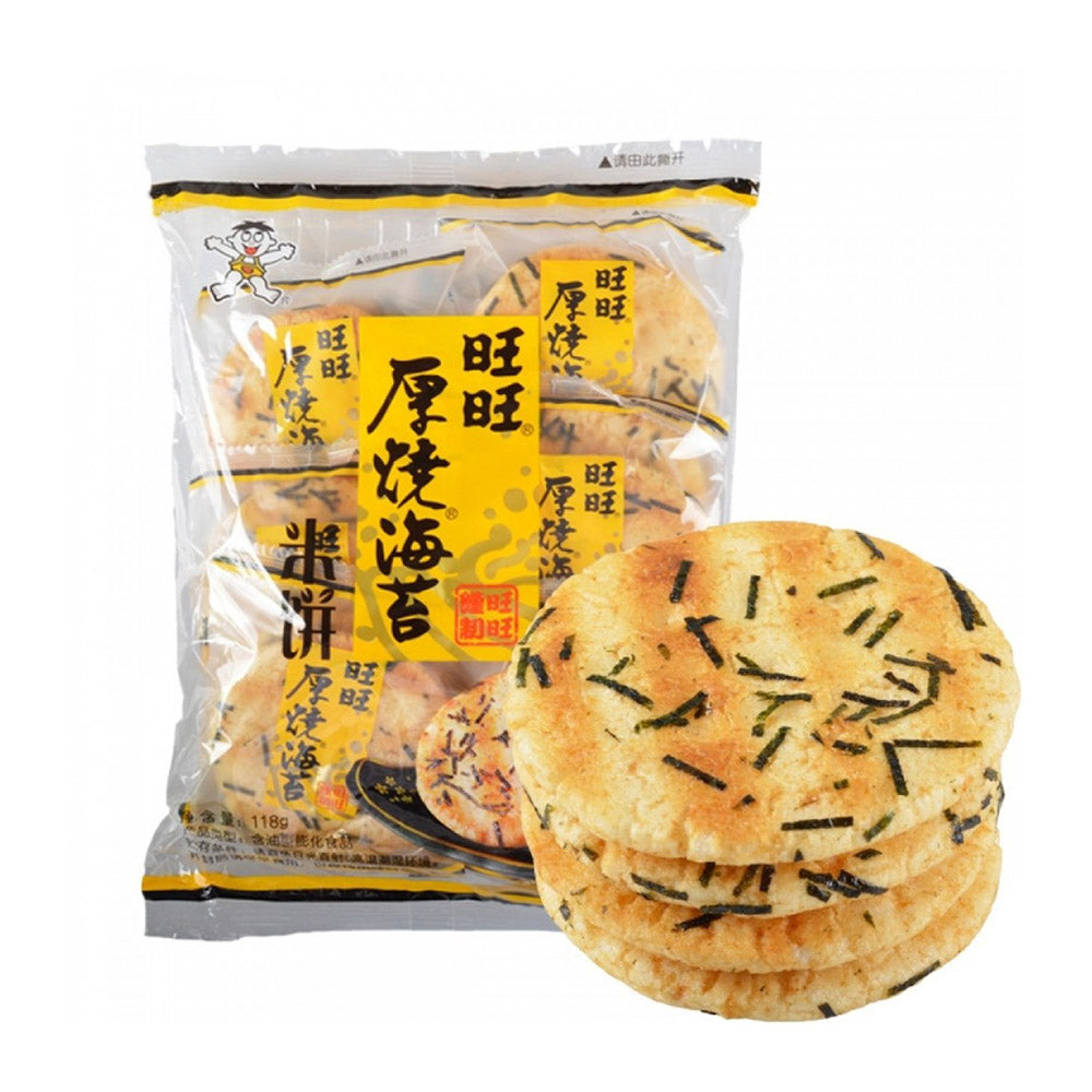 Cracker di riso Want Want alle alghe - 160g - Oishii Planet