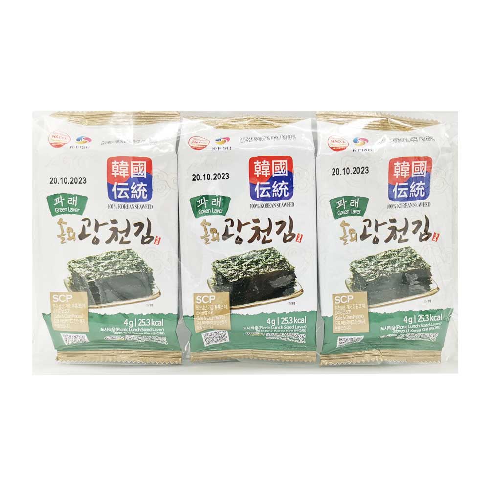 Snack di Alghe Coreano - 12g