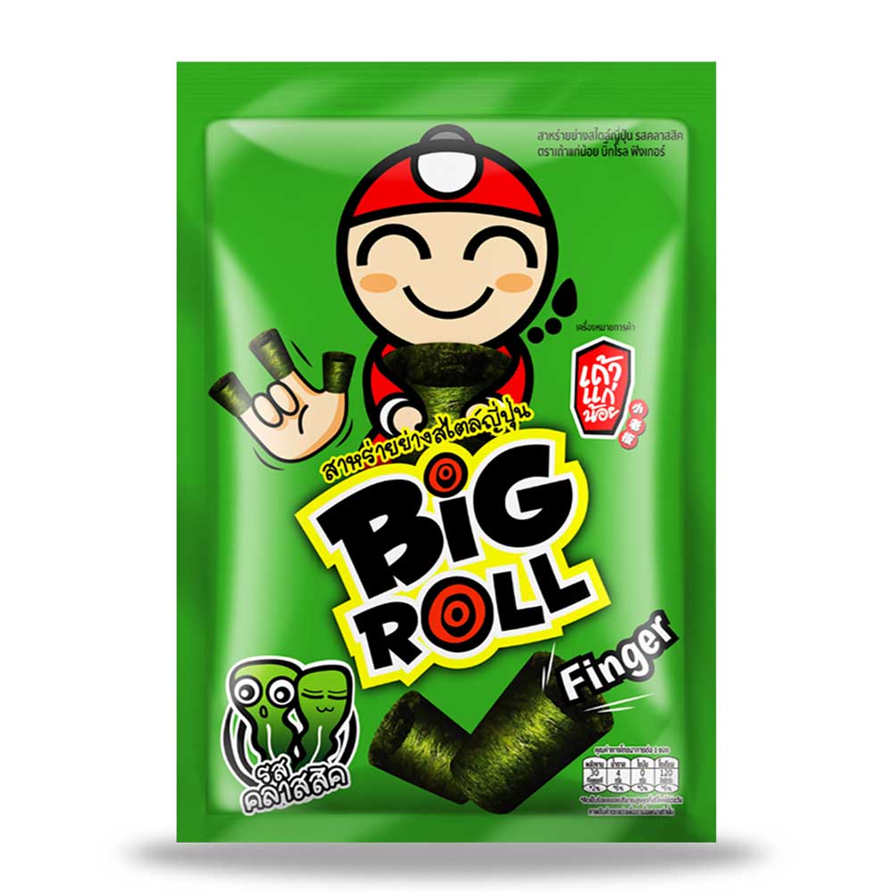 Alghe Snack Taokaenoi Big Roll Finger - 9g